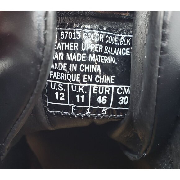 Mark Nason Mavericks-WYATT Black Leather Men\'s Size 12 main image 4